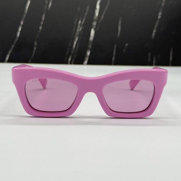 NEW GG1773S 010 GUCCI CAT EYE PINK WOMEN GUCCI SUNGLASSES - Picture 1 of 10